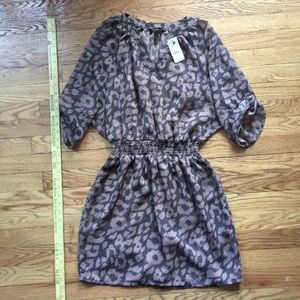 NWT Express animal print dress, sz XS